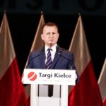 07.09.2021. Kielce. Otwarcie Międzynarodowego Salonu Przemysłu Obronnego. Na zdjęciu: Mariusz Błaszczak - minister obrony narodowej / Jarosław Kubalski / Radio Kielce