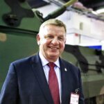 07.09.2021. Kielce. Otwarcie Międzynarodowego Salonu Przemysłu Obronnego. Na zdjęciu: senator Jarosław Rusiecki / Jarosław Kubalski / Radio Kielce