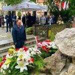 01.09.2021. Sandomierz. Uroczystości z okazji 82. rocznicy wybuchu II wojny światowej. Na zdjęciu: poseł PiS Marek Kwitek / Grażyna Szlęzak-Wójcik / Radio Kielce