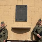 03.09.2021. Sandomierz. Uczczono pamięć mieszkańców, którzy zginęli podczas pierwszych nalotów / Grażyna Szlęzak-Wójcik / Radio Kielce