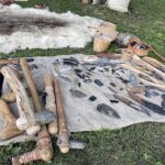 04.09.2021. Sandomierz. Weekend Krzemienia Pasiastego. Wioska neolityczna / Grażyna Szlęzak-Wójcik / Radio Kielce