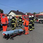 08.09.2021. Zawichost. Ćwiczenia służb ratunkowych z powiatu sandomierskiego / Grażyna Szlęzak-Wójcik / Radio Kielce