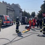 08.09.2021. Zawichost. Ćwiczenia służb ratunkowych z powiatu sandomierskiego / Grażyna Szlęzak-Wójcik / Radio Kielce