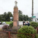 01.09.2021. Samsonów. Powiatowe obchody 82. rocznicy wybuchu II wojny światowej / Wiktor Taszłow / Radio Kielce