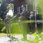 03.09.2021. Kielce. Konferencja dotycząca rekreacji w lasach. Przemawia Andrzej Matysiak - dyrektorem Regionalnej Dyrekcji Lasów Państwowych w Radomiu / Wiktor Taszłow / Radio Kielce