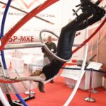 10.09.2021. Kielce. MSPO. Symulator dla spadochroniarzy / Jarosław Kubalski / Radio Kielce