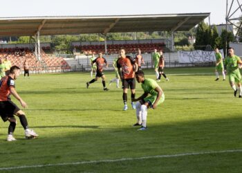 07.08.2021. Ostrowiec Św. III liga: KSZO - Chełmianka Chełm / Kamil Król / Radio Kielce