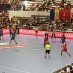 16.09.2021. Bukareszt, EHF Liga Mistrzów. Mecz Dynamo Bukareszt - Łomża Vive Kielce / Arkadiusz Miller / Radio Kielce