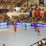 16.09.2021. Bukareszt, EHF Liga Mistrzów. Mecz Dynamo Bukareszt - Łomża Vive Kielce / Arkadiusz Miller / Radio Kielce