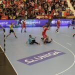 16.09.2021. Bukareszt, EHF Liga Mistrzów. Mecz Dynamo Bukareszt - Łomża Vive Kielce / Arkadiusz Miller / Radio Kielce