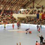 16.09.2021. Bukareszt, EHF Liga Mistrzów. Mecz Dynamo Bukareszt - Łomża Vive Kielce / Arkadiusz Miller / Radio Kielce