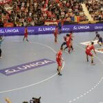 16.09.2021. Bukareszt, EHF Liga Mistrzów. Mecz Dynamo Bukareszt - Łomża Vive Kielce / Arkadiusz Miller / Radio Kielce