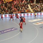 16.09.2021. Bukareszt, EHF Liga Mistrzów. Mecz Dynamo Bukareszt - Łomża Vive Kielce / Arkadiusz Miller / Radio Kielce