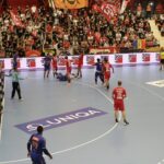 16.09.2021. Bukareszt, EHF Liga Mistrzów. Mecz Dynamo Bukareszt - Łomża Vive Kielce / Arkadiusz Miller / Radio Kielce