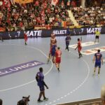 16.09.2021. Bukareszt, EHF Liga Mistrzów. Mecz Dynamo Bukareszt - Łomża Vive Kielce / Arkadiusz Miller / Radio Kielce