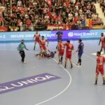 16.09.2021. Bukareszt, EHF Liga Mistrzów. Mecz Dynamo Bukareszt - Łomża Vive Kielce / Arkadiusz Miller / Radio Kielce