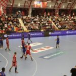 16.09.2021. Bukareszt, EHF Liga Mistrzów. Mecz Dynamo Bukareszt - Łomża Vive Kielce / Arkadiusz Miller / Radio Kielce