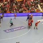 16.09.2021. Bukareszt, EHF Liga Mistrzów. Mecz Dynamo Bukareszt - Łomża Vive Kielce / Arkadiusz Miller / Radio Kielce