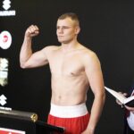 03.09.2021 Kielce. Suzuki Boxing Night 7 PRO. Oficjalne ważenie zawodników. Na zdjęciu: Daniel Adamiec / Jarosław Kubalski / Radio Kielce