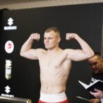 03.09.2021 Kielce. Suzuki Boxing Night 7 PRO. Oficjalne ważenie zawodników. Na zdjęciu: Daniel Adamiec / Jarosław Kubalski / Radio Kielce