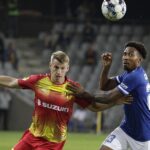 03.09.2021 Kielce. Mecz Korona Kielce - Miedz Legnica. Na zdjęciu (z prawej): Jacek Podgórski / Jarosław Kubalski / Radio Kielce