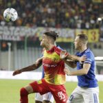 03.09.2021 Kielce. Mecz Korona Kielce - Miedz Legnica. Na zdjęciu (z prawej): Mario Zebić / Jarosław Kubalski / Radio Kielce