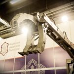 08.09.2021. Kielce. Międzynarodowy Salon Przemysłu Obronnego. Wojkowa Akademia Techniczna. Inżynieryjny robot wsparcia „Rohatyniec” / Jarosław Kubalski / Radio Kielce