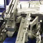 08.09.2021. Kielce. Międzynarodowy Salon Przemysłu Obronnego. Wojkowa Akademia Techniczna. Inżynieryjny robot wsparcia „Rohatyniec” / Jarosław Kubalski / Radio Kielce