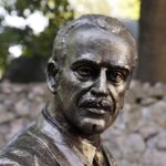 09.09.2021 Kielce. Pałacyk T. Zielińskiego. Odsłonięcie pomnika Laurensa Hammonda / Jarosław Kubalski / Radio Kielce