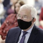 09.09.2021 Kielce. Przystanek Historia IPN. Wernisaż wystawy " Prymas Tysiąclecia Stefan Wyszyński ". Na zdjęciu: poseł Krzysztof Lipiec / Jarosław Kubalski / Radio Kielce