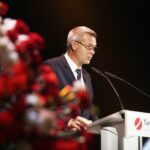 10.09.2021 Kielce. Targi Kielce. Gala kończąca MSPO. Prezydent Kielc Bogdan Wenta / Jarosław Kubalski / Radio Kielce