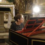 11.09.2021 Kielce. Kościół pw. Trójcy Świętej. II Świętokrzyskie Dni Muzyki Dawnej im. Wincentego z Kielc. Aline Zylberajch-Gester – klawesyn i pianoforte / Jarosław Kubalski / Radio Kielce