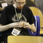 18.09.2021 Kielce. Ogólnopolskie zawody w układaniu kostki Rubika na czas / Jarosław Kubalski / Radio Kielce