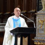 07.09.2021. Sandomierz. Pielgrzymka do Sulisławic. Na zdjęciu: ks. Stanisław Chmielewski - dziekan dekanatu Sandomierz / Grażyna Szlęzak-Wójcik / Radio Kielce