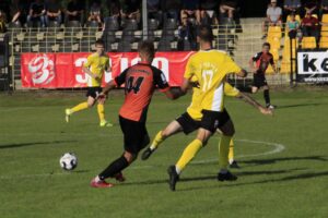 11.09.2021. Połaniec. Mecz Czarni Połaniec - KSZO Ostrowiec / Maciej Makuła / Radio Kielce