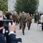 25.09.2021. Kielce. Odsłonięcie muralu z wizerunkiem płk. Jana Piwnika „Ponurego” / Wiktor Taszłow / Radio Kielce