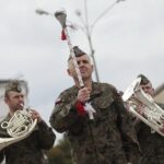 25.09.2021. Kielce. Wspólna przysięga elewów i terytorialsów / Wiktor Taszłow / Radio Kielce