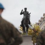 25.09.2021. Kielce. Wspólna przysięga elewów i terytorialsów / Wiktor Taszłow / Radio Kielce