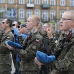 25.09.2021. Kielce. Wspólna przysięga elewów i terytorialsów / Wiktor Taszłow / Radio Kielce