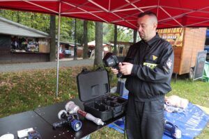 26.09.2021. Chęciny. Rodzinny piknik sportowy WOTGames / Wiktor Taszłow / Radio Kielce