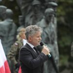 26.09.2021. Kielce. Obchody 82. rocznicy utworzenia Polskiego Państwa Podziemnego. Na zdjęciu: senator Krzysztof Słoń / Wiktor Taszłow / Radio Kielce