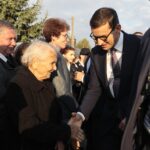 26.09.2021. Nawarzyce. Obchody 100. rocznicy powstania OSP. Na zdjęciu: Mateusz Morawiecki - premier rządu / Wiktor Taszłow / Radio Kielce