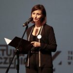 27.09.2021. Kielce. Inauguracja kampanii #świętokrzyskieNIEhejtuje. Na zdjęciu: Marzena Chodakowska - rzecznik wojewody świętokrzyskiego / Wiktor Taszłow / Radio Kielce