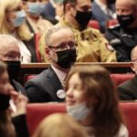 27.09.2021. Kielce. Inauguracja kampanii #świętokrzyskieNIEhejtuje. Na zdjęciu (od lewej): Krzysztof Lipiec - prezes świętokrzyskich struktur PiS, Adam Niedzielski - minister zdrowia i Marek Bogusławski - wicemarszałek województwa świętokrzyskiego / Wiktor Taszłow / Radio Kielce