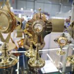 27.09.2021. Kielce. XXII Międzynarodowa Wystawa Budownictwa i Wyposażenia Kościołów, Sztuki Sakralnej i Dewocjonaliów SACROEXPO / Wiktor Taszłow / Radio Kielce