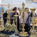 27.09.2021. Kielce. XXII Międzynarodowa Wystawa Budownictwa i Wyposażenia Kościołów, Sztuki Sakralnej i Dewocjonaliów SACROEXPO / Wiktor Taszłow / Radio Kielce