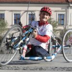 28.09.2021. Kielce. Krzysztof Jarzębski dojechał do Kielc. Na zdjęciu: Krzysztof Jarzębski / Wiktor Taszłow / Radio Kielce