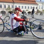 28.09.2021. Kielce. Krzysztof Jarzębski dojechał do Kielc. Na zdjęciu: Krzysztof Jarzębski / Wiktor Taszłow / Radio Kielce