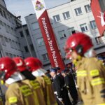 28.09.2021. Kielce. Otwarcie strażnicy przy ulicy Sandomierskiej. Na zdjęciu (od lewej): Krzysztof Lipiec - szef świętokrzyskich struktur PiS, Jarosław Rusiecki - senator PiS / Wiktor Taszłow / Radio Kielce