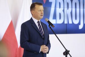 Na zdjęciu: Mariusz Błaszczak - minister obrony narodowej / Fot. Wiktor Taszłow - Radio Kielce